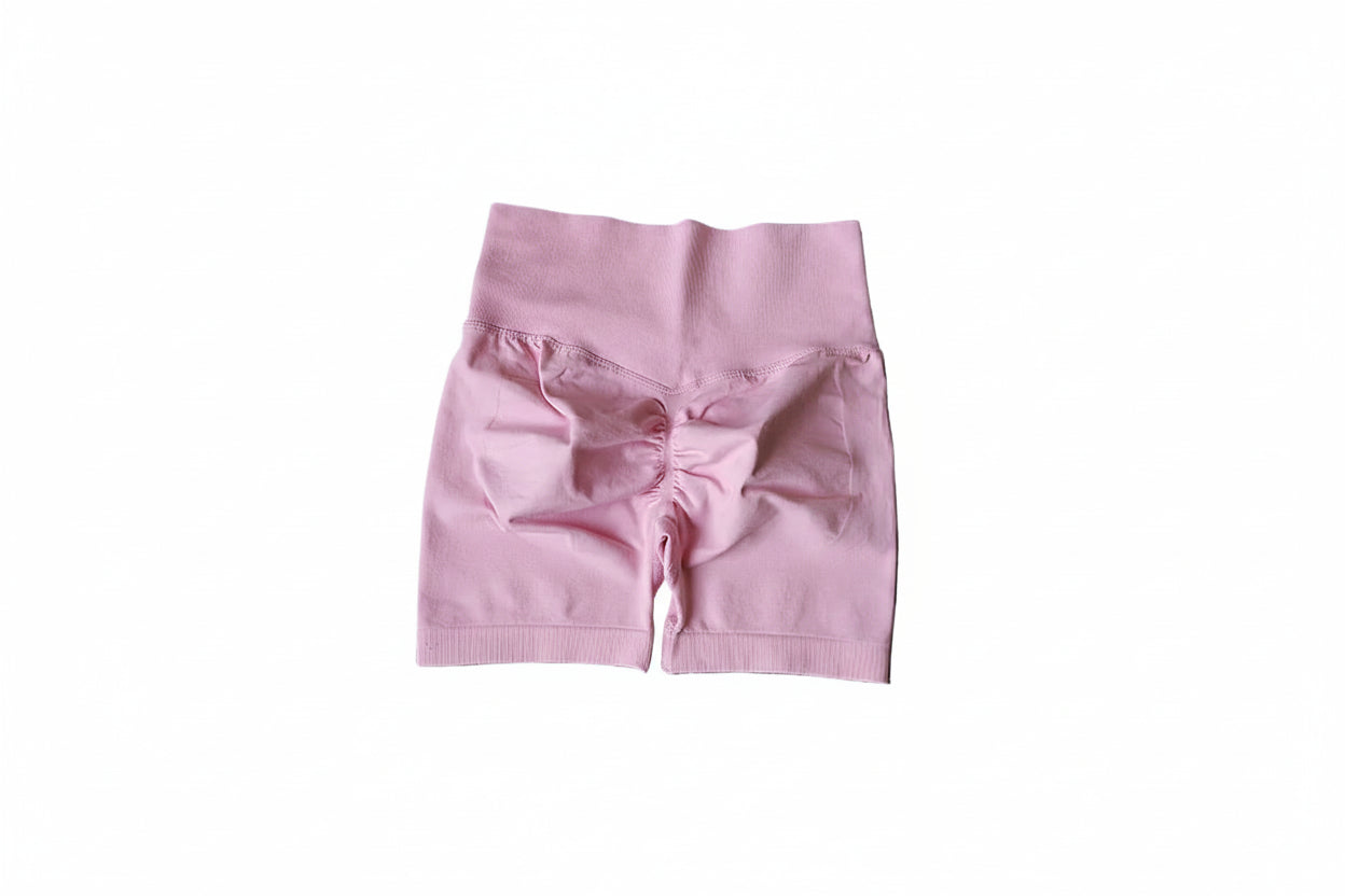 Yoga Shorts Peach Hot Girls Three-Cross Pants High Waist Knitted Pressure Running Sport Elastic Belly Lifting Butt Tight Pants