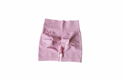 Yoga Shorts Peach Hot Girls Three-Cross Pants High Waist Knitted Pressure Running Sport Elastic Belly Lifting Butt Tight Pants