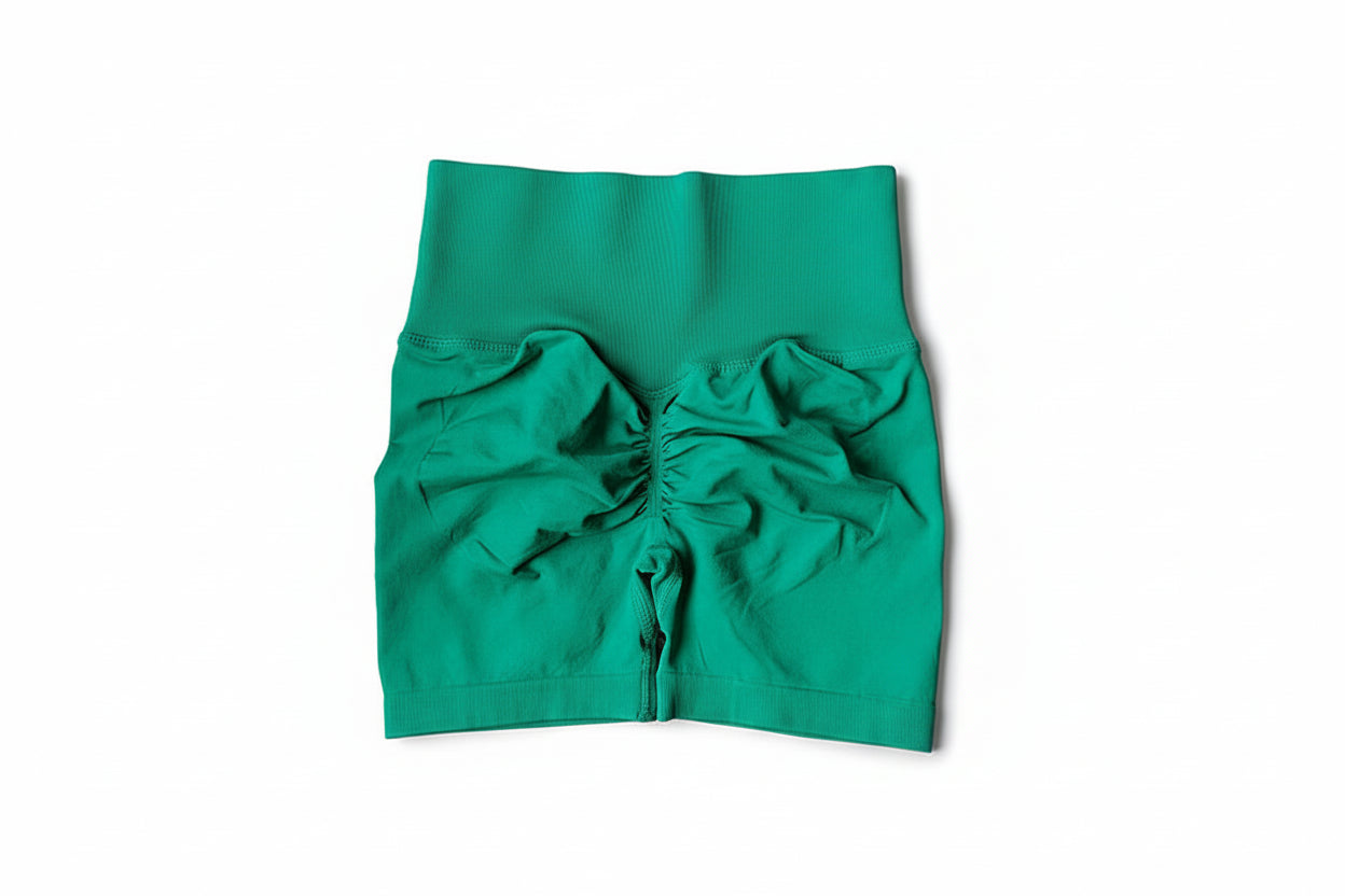 Yoga Shorts Peach Hot Girls Three-Cross Pants High Waist Knitted Pressure Running Sport Elastic Belly Lifting Butt Tight Pants