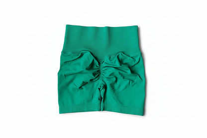 Yoga Shorts Peach Hot Girls Three-Cross Pants High Waist Knitted Pressure Running Sport Elastic Belly Lifting Butt Tight Pants