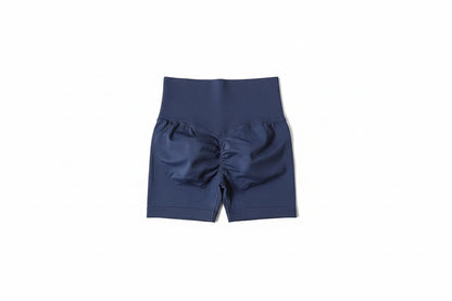 Yoga Shorts Peach Hot Girls Three-Cross Pants High Waist Knitted Pressure Running Sport Elastic Belly Lifting Butt Tight Pants