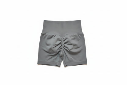 Yoga Shorts Peach Hot Girls Three-Cross Pants High Waist Knitted Pressure Running Sport Elastic Belly Lifting Butt Tight Pants