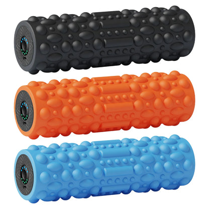 Electric Vibrating Foam Roller Yoga Column Rechargeable Exercise Roller 5 Modes Tissue Massager for Yoga Pilates