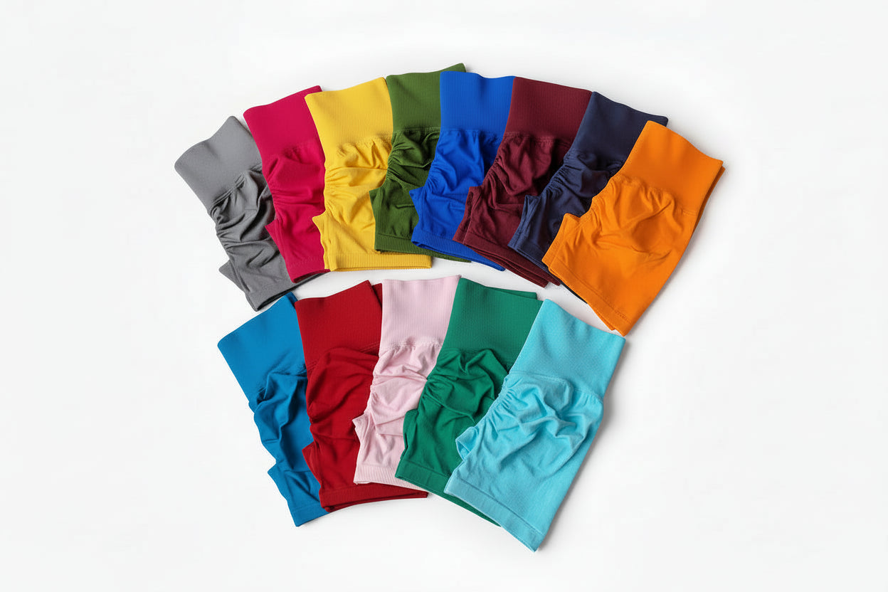 Yoga Shorts Peach Hot Girls Three-Cross Pants High Waist Knitted Pressure Running Sport Elastic Belly Lifting Butt Tight Pants