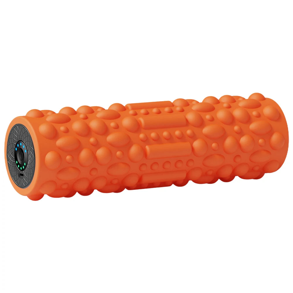 Electric Vibrating Foam Roller Yoga Column Rechargeable Exercise Roller 5 Modes Tissue Massager for Yoga Pilates