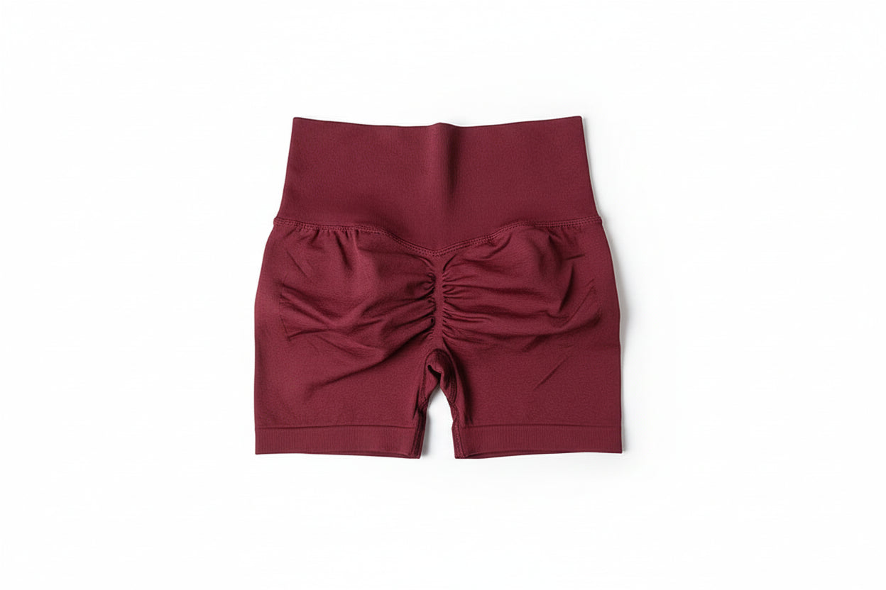 Yoga Shorts Peach Hot Girls Three-Cross Pants High Waist Knitted Pressure Running Sport Elastic Belly Lifting Butt Tight Pants