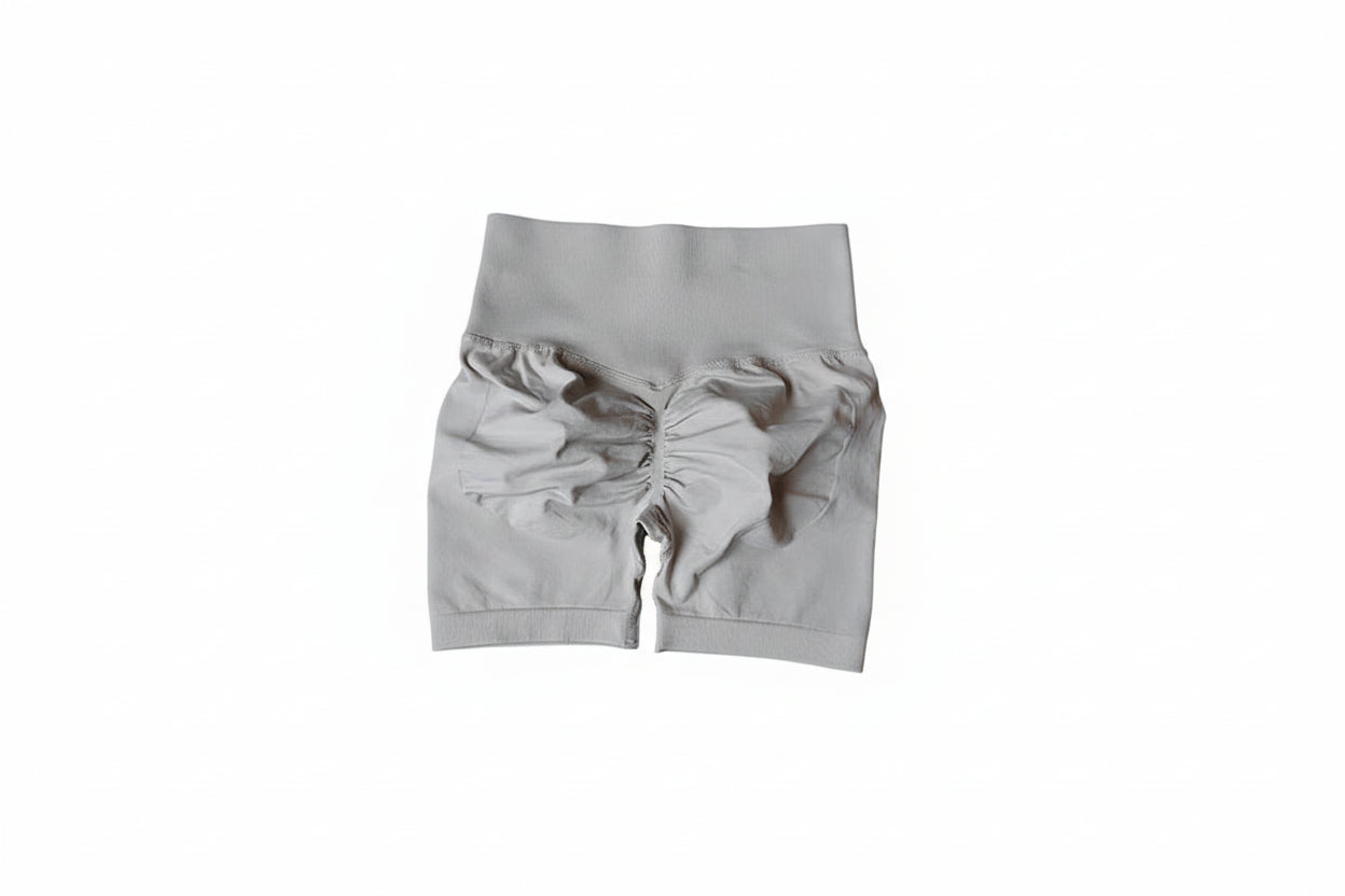 Yoga Shorts Peach Hot Girls Three-Cross Pants High Waist Knitted Pressure Running Sport Elastic Belly Lifting Butt Tight Pants